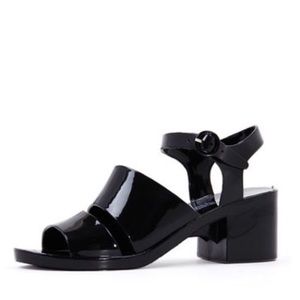 American Apparel Jelly Sandal Heels